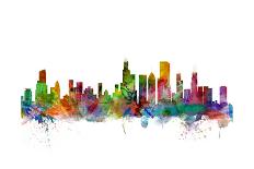 Barcelona Spain Skyline-Michael Tompsett-Art Print