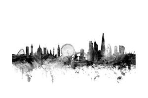 London England Skyline by Michael Tompsett