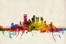 Barcelona Spain Skyline-Michael Tompsett-Art Print