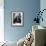 Michael V. Di Salle Puffing His Cigar while at His Desk-Hank Walker-Framed Photographic Print displayed on a wall