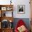 Michael V. Di Salle Puffing His Cigar while at His Desk-Hank Walker-Framed Photographic Print displayed on a wall