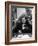 Michael V. Di Salle Puffing His Cigar while at His Desk-Hank Walker-Framed Photographic Print