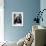 Michael V. Di Salle Puffing His Cigar while at His Desk-Hank Walker-Framed Photographic Print displayed on a wall