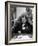 Michael V. Di Salle Puffing His Cigar while at His Desk-Hank Walker-Framed Photographic Print