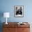 Michael V. Di Salle Puffing His Cigar while at His Desk-Hank Walker-Framed Photographic Print displayed on a wall