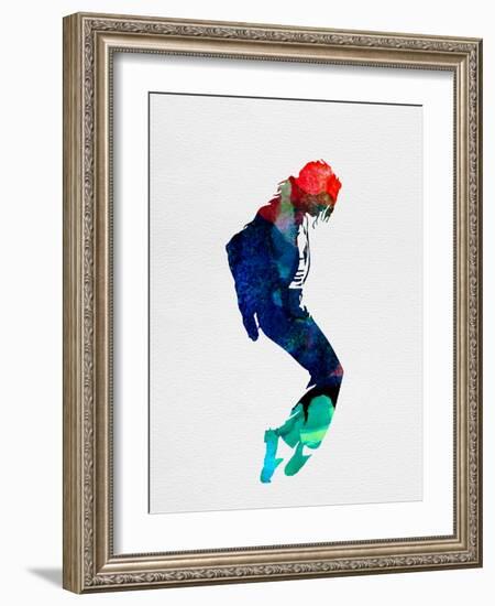 Michael Watercolor-Lora Feldman-Framed Art Print