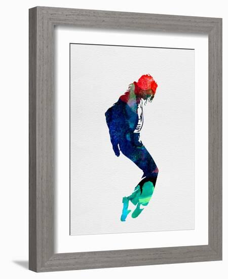 Michael Watercolor-Lora Feldman-Framed Art Print