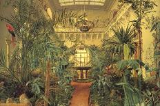 Winter Garden in the Winter Palace, St. Petersburg, 1840-Michail Ivanovich Antonov-Framed Giclee Print