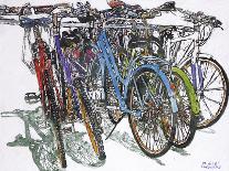 Lido Bikes Sextet-Micheal Zarowsky-Giclee Print