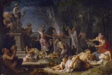 The Offering to Bacchus, 1720-Michel-ange Houasse-Giclee Print