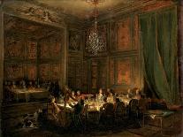 Supper of Prince De Conti at the Temple, 1766-Michel Barthélemy Ollivier-Giclee Print