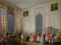 The Young Mozart at the Clavichord at the House of Prince Conti-Michel Barthélémy Ollivier-Art Print