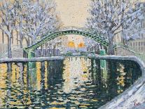 Canal Saint Martin en Hiver, 2003-Michel Bultet-Giclee Print