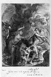 Perseus Cuts Off Medusa's Head, 1655-Michel de Marolles-Giclee Print