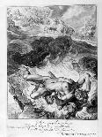 Orpheus, Leading Eurydice Out of Hell, Looks Back Upon Her and Loses Her Forever, 1655-Michel de Marolles-Giclee Print