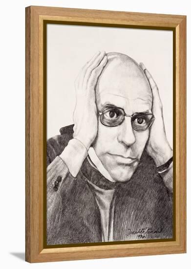 Michel Foucault, 1994-Dinah Roe Kendall-Framed Premier Image Canvas