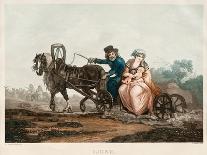 Sledge Driving, 1830-1840S-Michel François Damam-Demartrait-Giclee Print