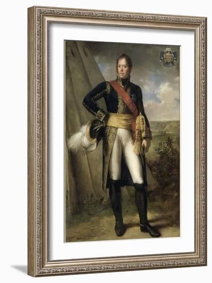 Michel Ney, duc d'Elchingen, prince de la Moskowa, maréchal de l'Empire en 1804 (1769-1815)-Charles Meynier-Framed Giclee Print