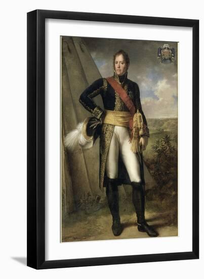 Michel Ney, duc d'Elchingen, prince de la Moskowa, maréchal de l'Empire en 1804 (1769-1815)-Charles Meynier-Framed Giclee Print