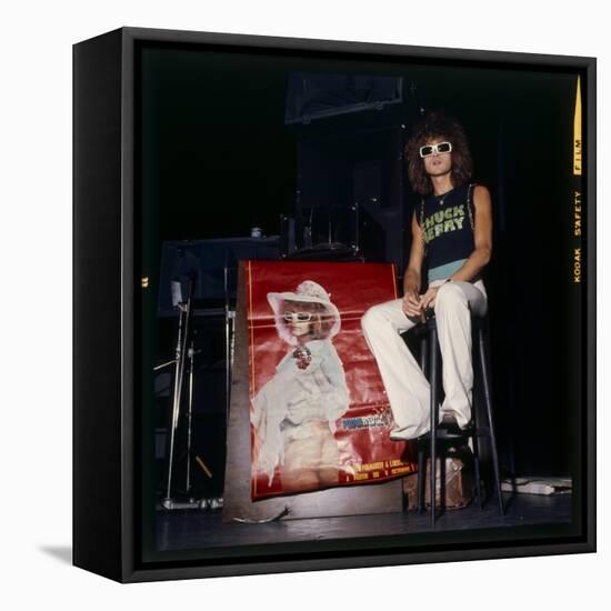 Michel Polnareff at the Olympia, Paris, 27 March 1973-Marcel Begoin-Framed Premier Image Canvas