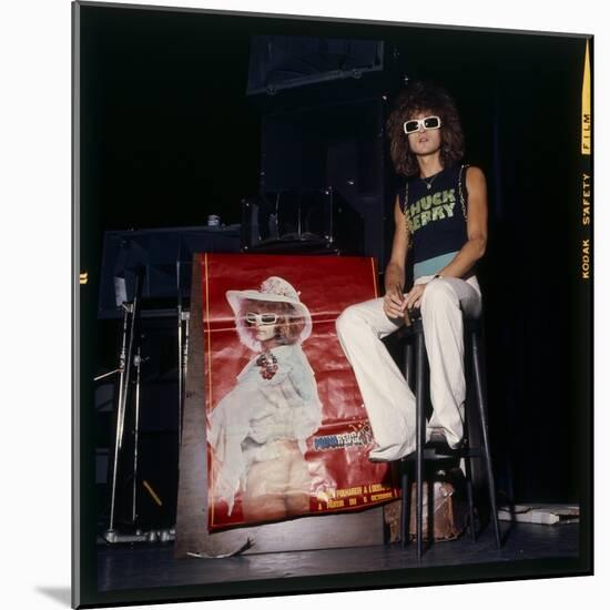 Michel Polnareff at the Olympia, Paris, 27 March 1973-Marcel Begoin-Mounted Photographic Print