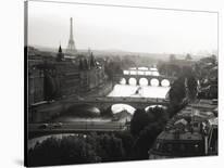 Bridges over the Seine river, Paris-Michel Setboun-Art Print