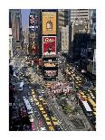 Aerial view of Manhattan, NYC-Michel Setboun-Stretched Canvas