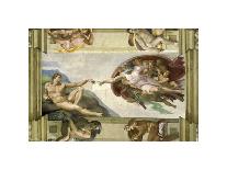 The Creation of Adam (Full)-Michelangelo Buonarotti-Mounted Giclee Print