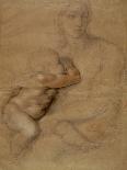 The Creation of Adam, Detail of God's and Adam's Hands, from the Sistine Ceiling-Michelangelo Buonarroti-Giclee Print