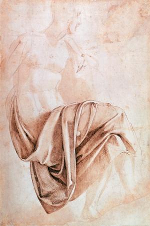 Art History News Michelangelo The Drawings of a Genius  Michelangelo  Drawings Drapery drawing