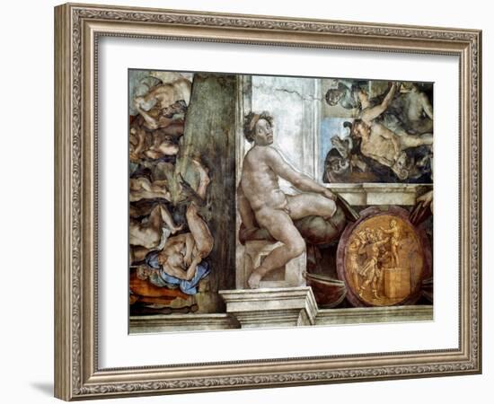 Michelangelo: Idol-Michelangelo-Framed Giclee Print