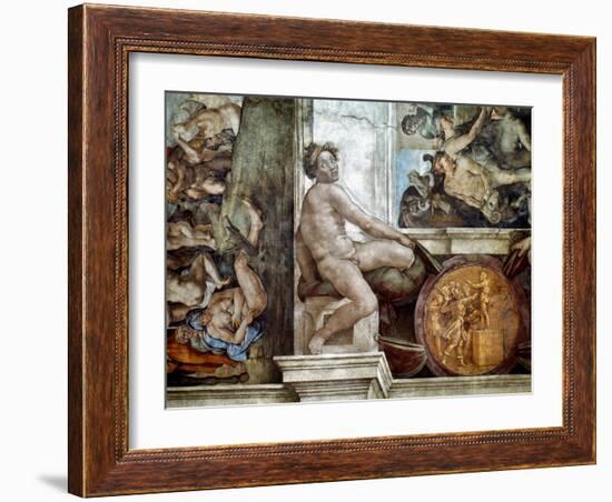 Michelangelo: Idol-Michelangelo-Framed Giclee Print