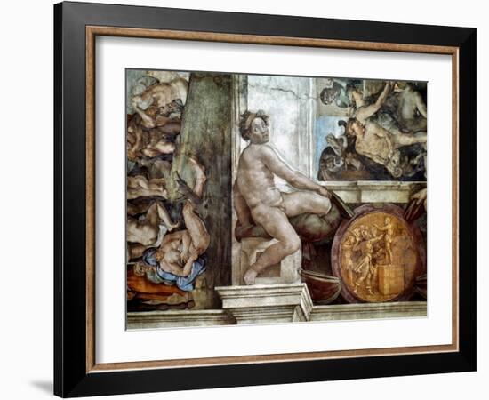 Michelangelo: Idol-Michelangelo-Framed Giclee Print