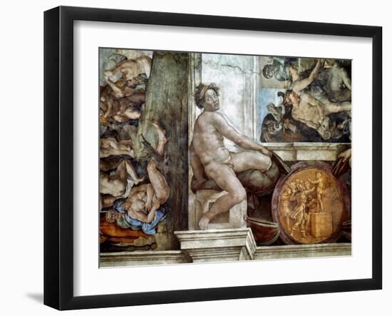 Michelangelo: Idol-Michelangelo-Framed Giclee Print