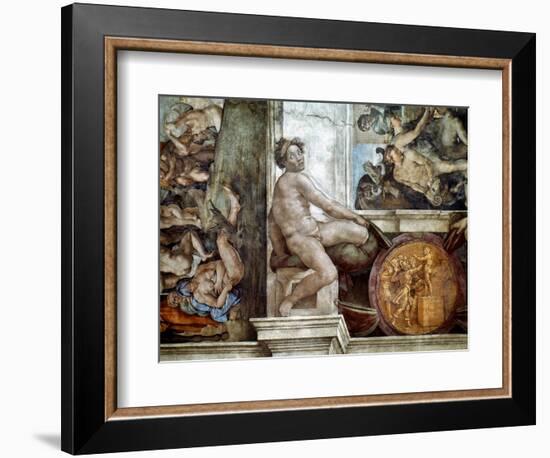 Michelangelo: Idol-Michelangelo-Framed Giclee Print