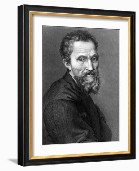 Michelangelo, Italian Renaissance Man-Science Source-Framed Giclee Print