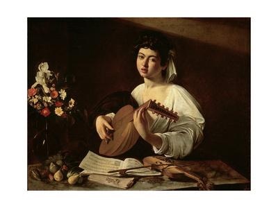 Michelangelo Caravaggio Cupid as Victor Giclee Canvas Print Paintings Poster