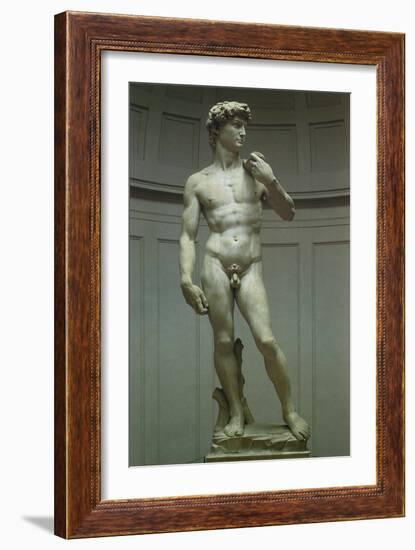 Michelangelo's David, 1502-Michelangelo Buonarroti-Framed Giclee Print