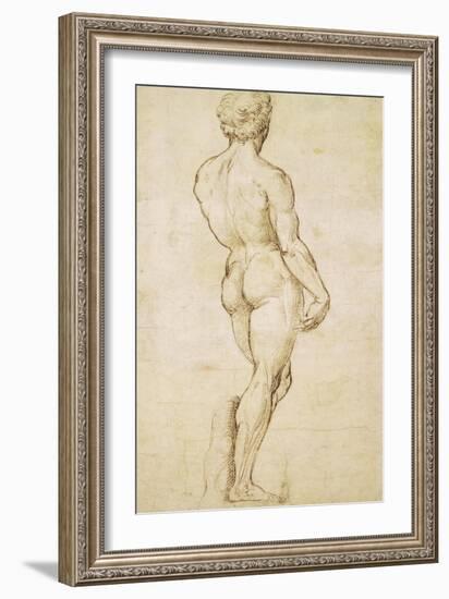 Michelangelo's David-Raphael-Framed Art Print