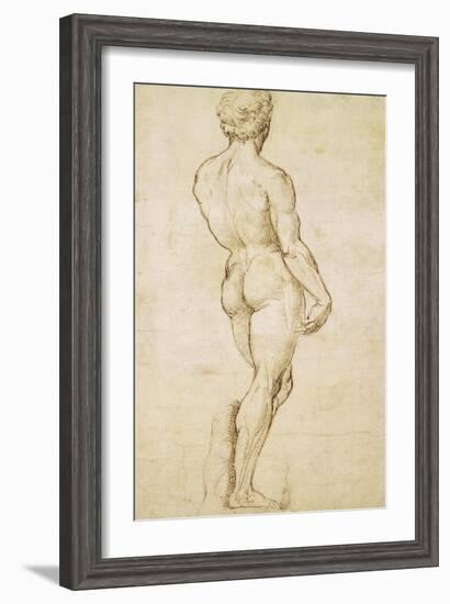 Michelangelo's David-Raphael-Framed Art Print