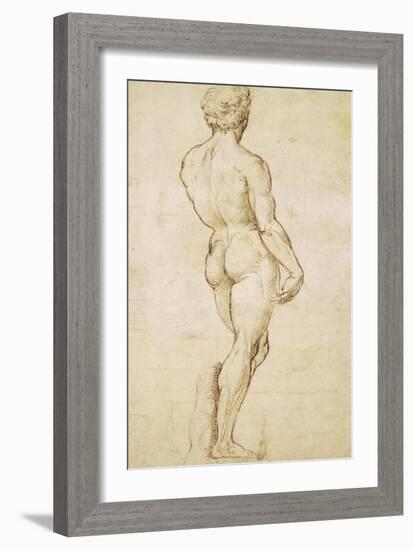 Michelangelo's David-Raphael-Framed Art Print