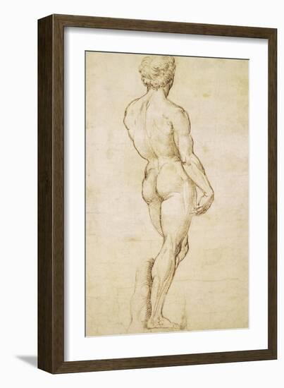 Michelangelo's David-Raphael-Framed Art Print