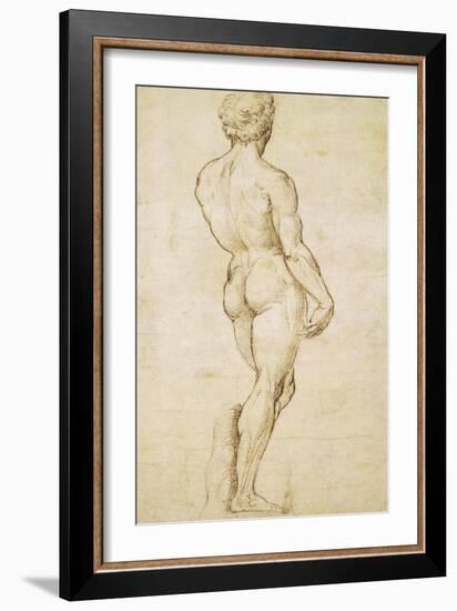 Michelangelo's David-Raphael-Framed Art Print