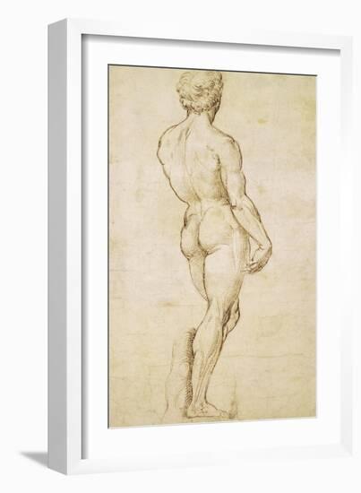 Michelangelo's David-Raphael-Framed Art Print