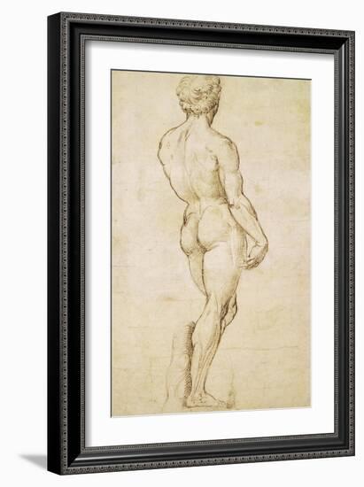 Michelangelo's David-Raphael-Framed Art Print