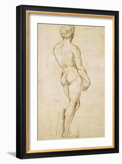 Michelangelo's David-Raphael-Framed Art Print