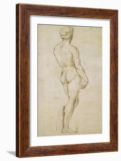 Michelangelo's David-Raphael-Framed Art Print