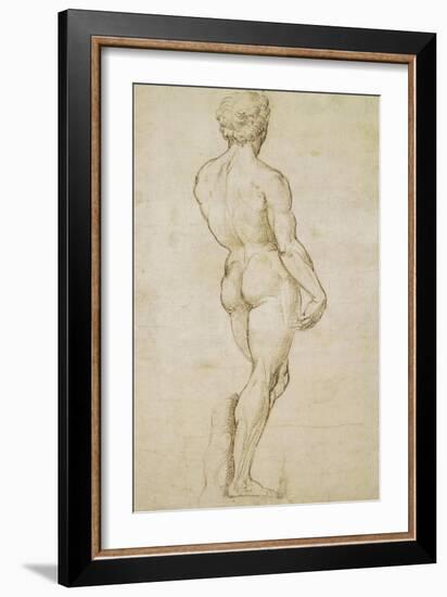 Michelangelo's David-Raphael-Framed Art Print