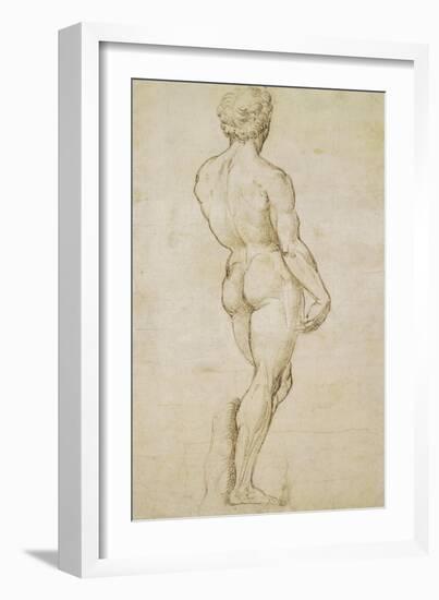 Michelangelo's David-Raphael-Framed Art Print