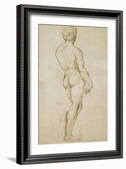 Michelangelo's David-Raphael-Framed Art Print